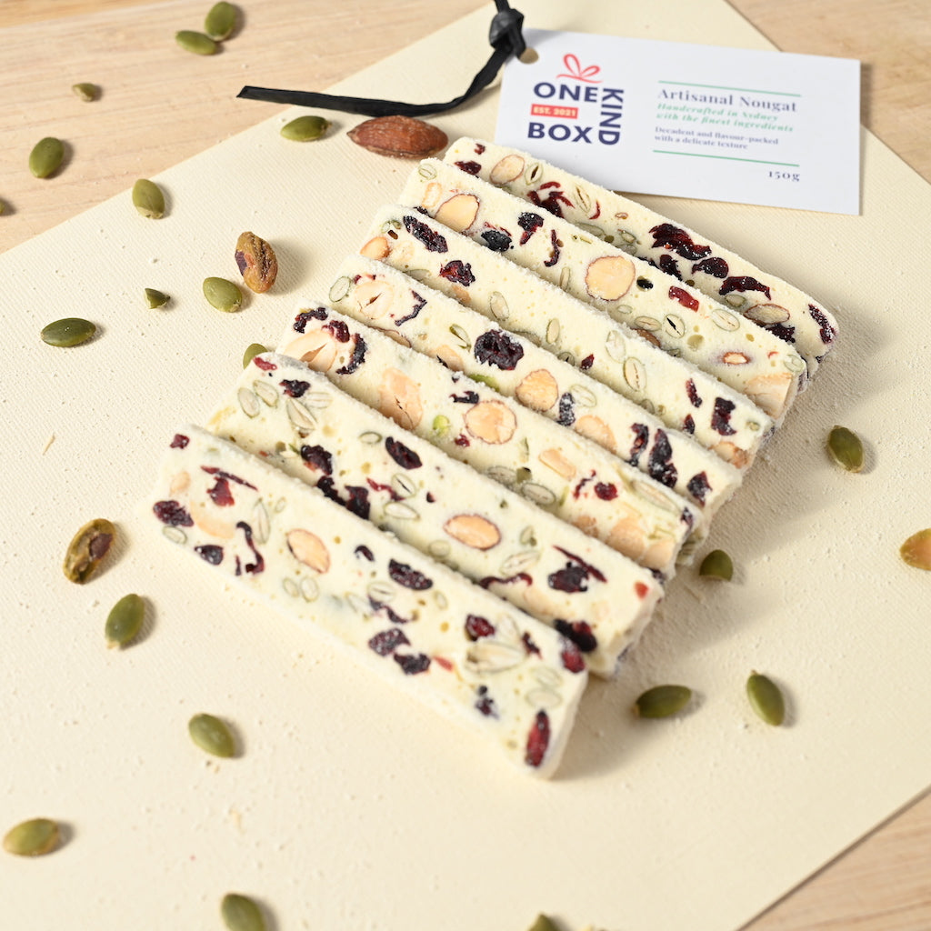 2 x Cranberry Nougat Bars in Home Compostable Films