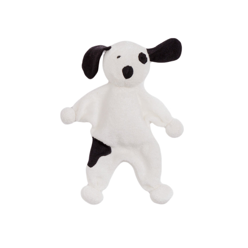 Duke the dog plushies, eco friendly and 100% plastic free soft toy. Fair traded product by Under the Nile.