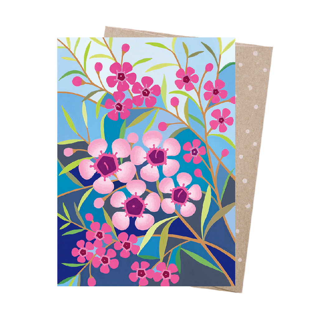 Earth greetings greeting card made from 100% recycled card stock. Printed with vegetable based ink