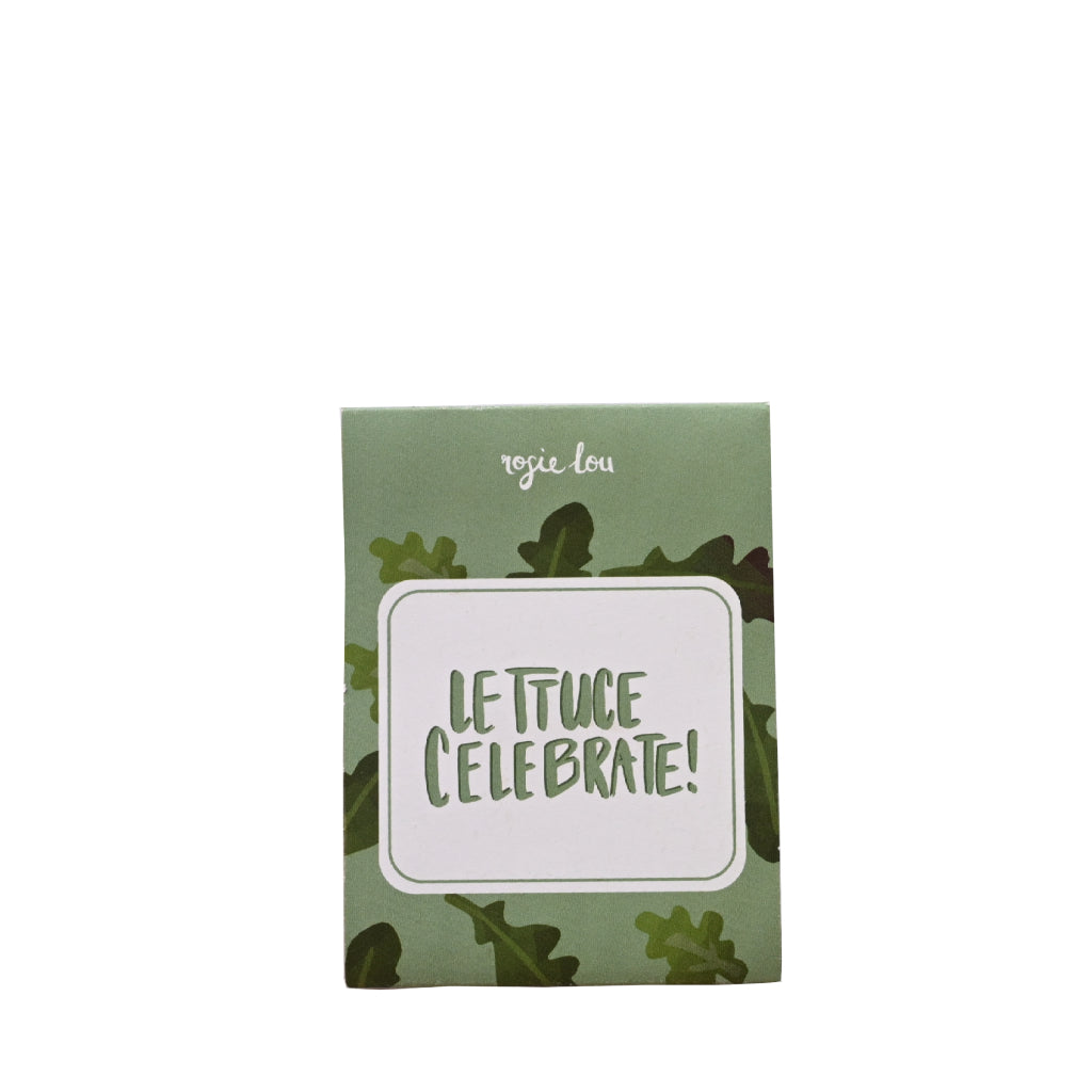 3 x Lettuce Celebrate, Gift Packs of Seeds