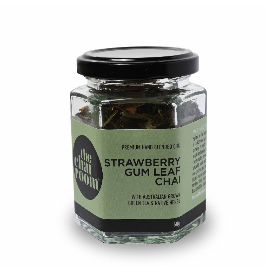 Strawberry Gum Leaf Chai