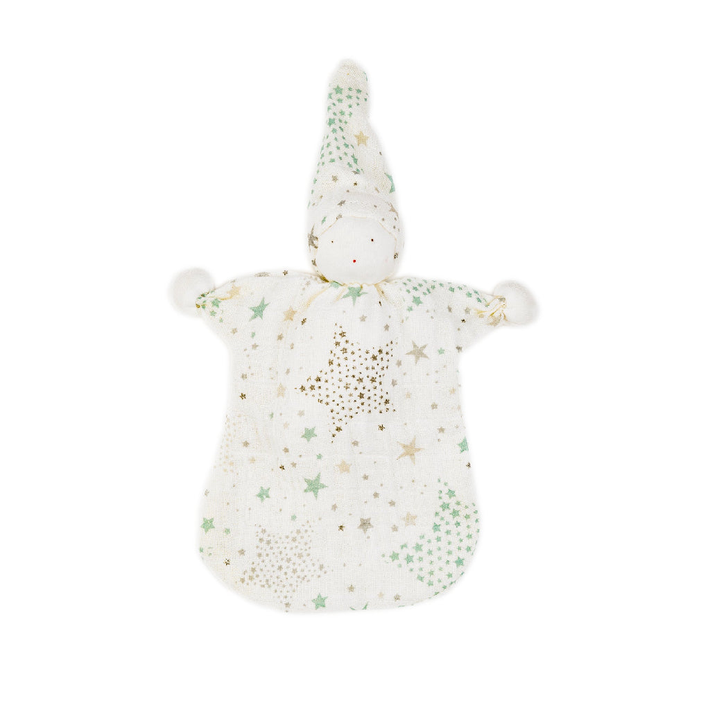 Muslin Sleeping Doll Lovey, 100% Organic Cotton