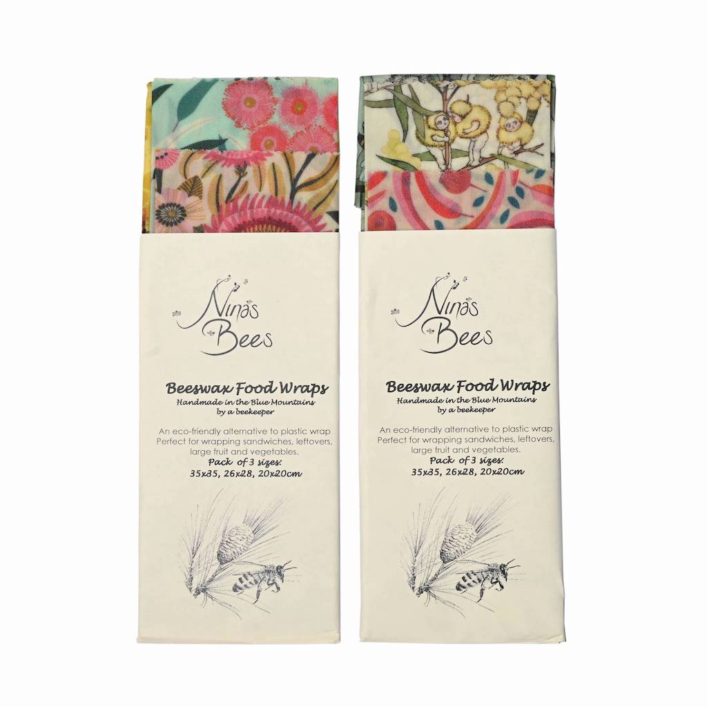 Reusable food wraps. Beeswax food wraps. Eco food wraps made from high quality beeswax in NSW.